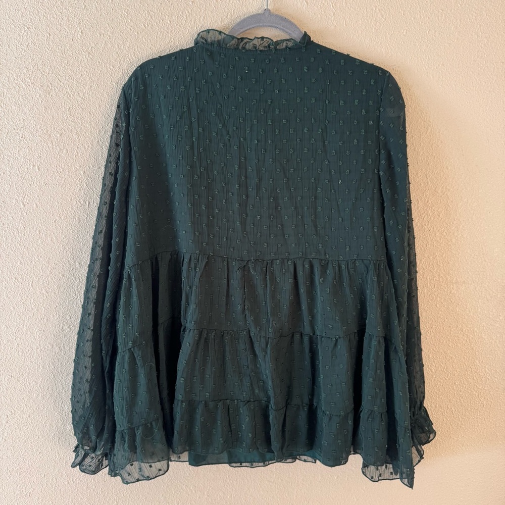 Emerald Green prairie Women's Top - Picture 5 of 8